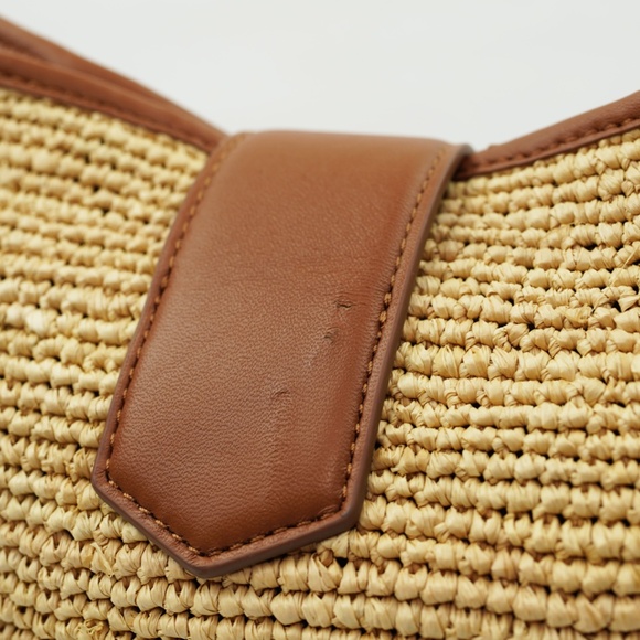 JCREW Berkeley Shoulder Bag in Handknotted Straw $148 EE7217 - Picture 5 of 8